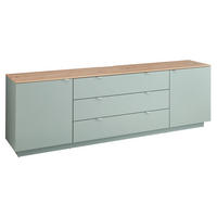 SIDEBOARD Cust-36 - Grün, Holzwerkstoff (240/77/44cm) - Lomado
