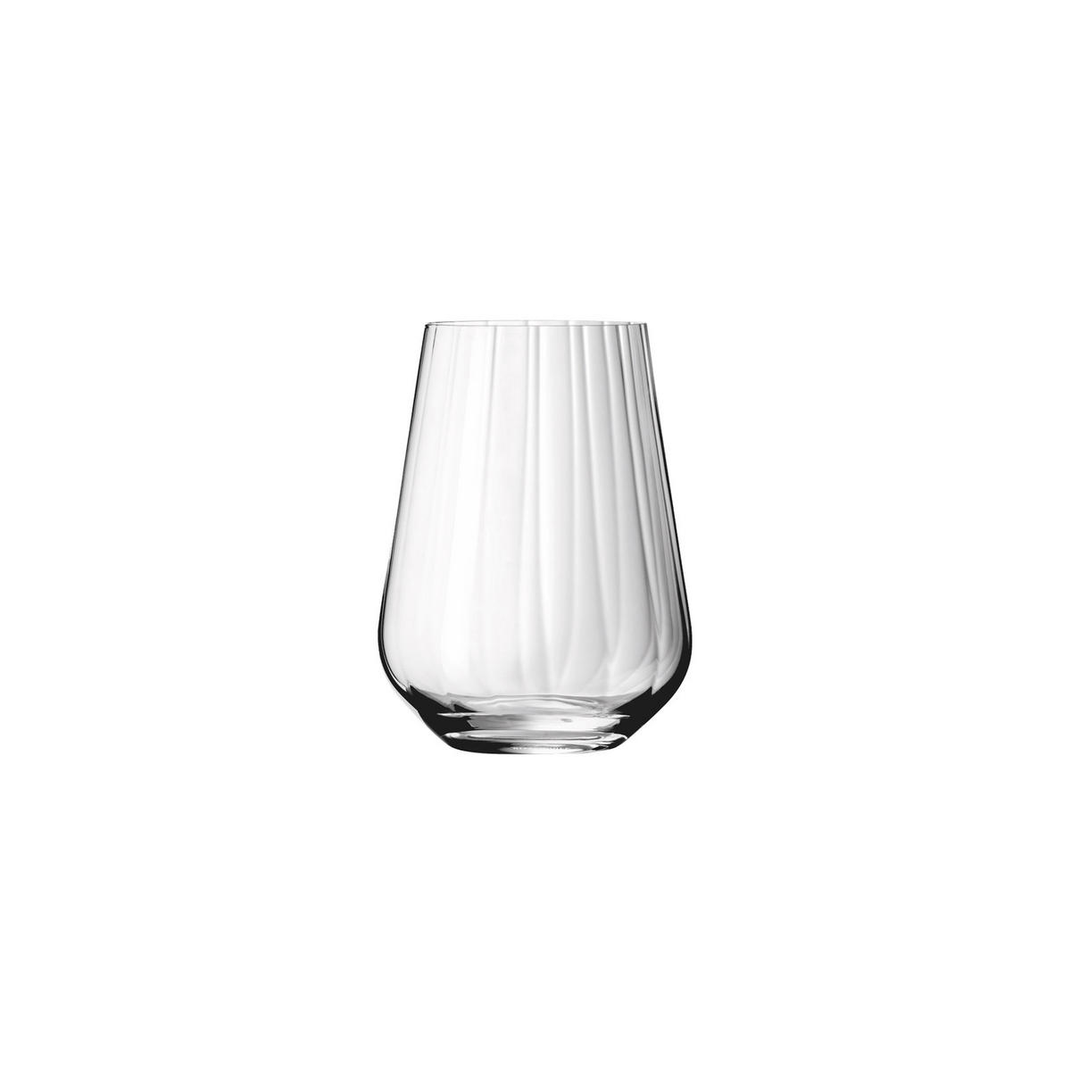 ROTWEIN- UND WASSERGLÄSER Sternschliff transparent 12er Set - Transparent, Glas - Ritzenhoff