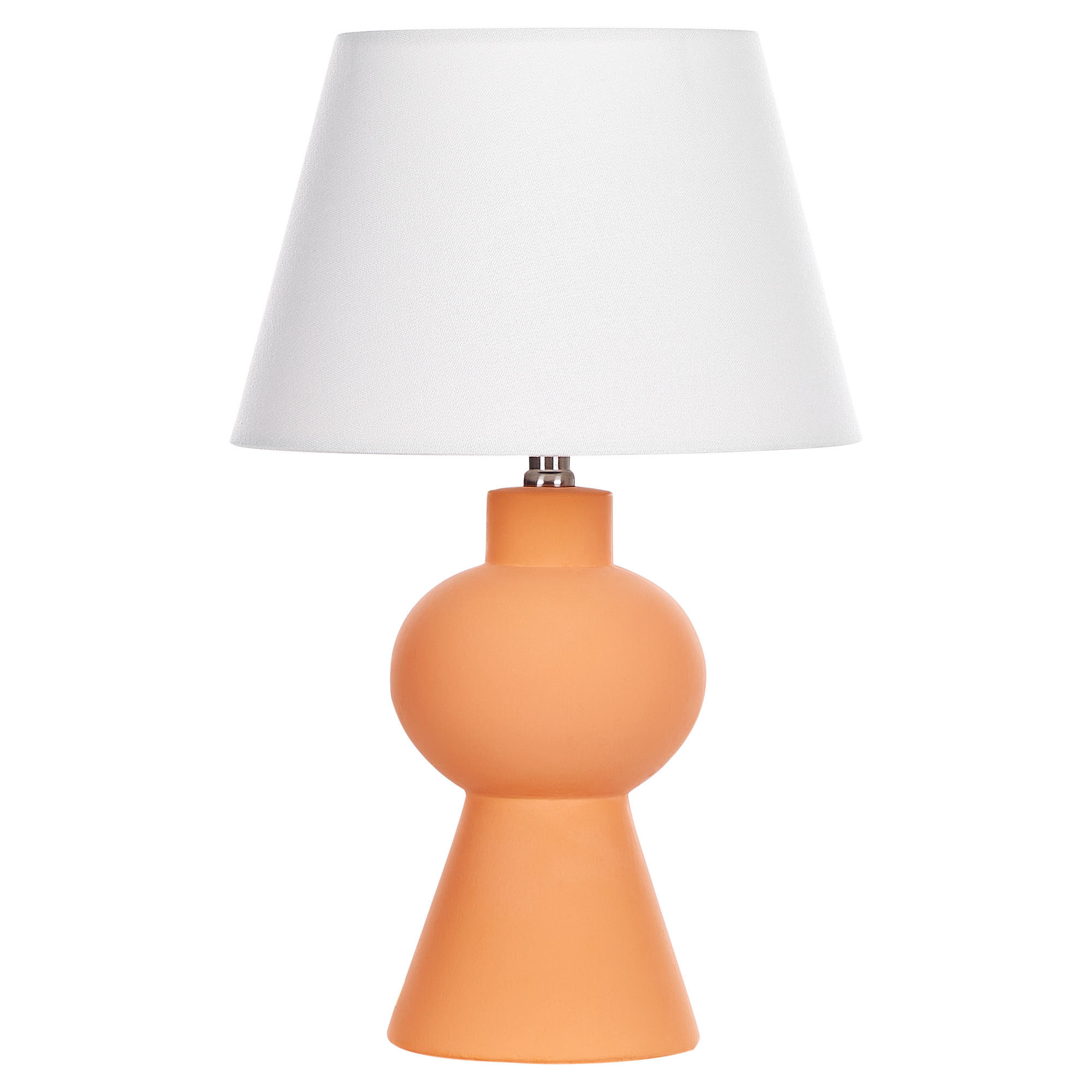 TISCHLAMPE Fabilos 30/30/48 cm - Orange, Keramik (30/30/48cm) - Beliani