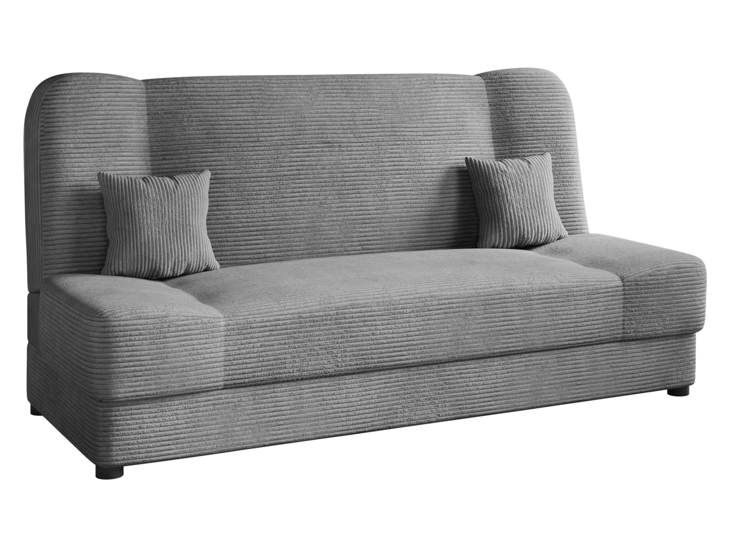 SCHLAFSOFA Jonas Cord - Grau, Holz/Textil (195/86/87cm)