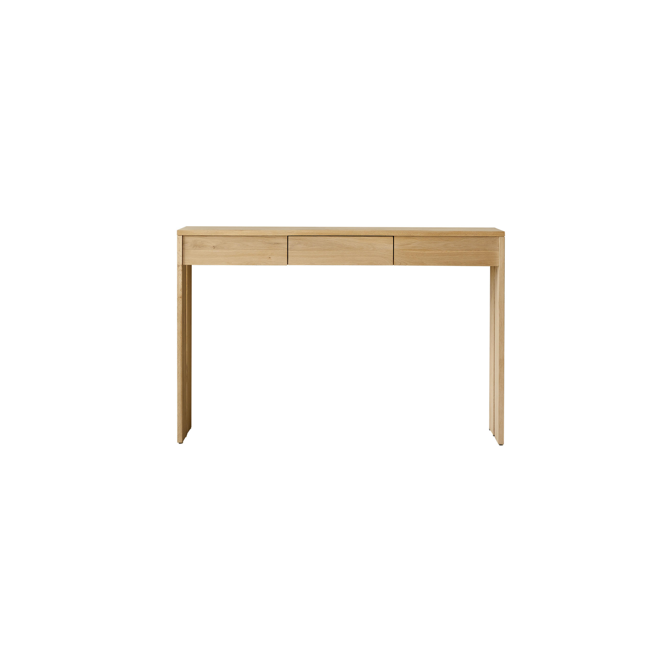 KONSOLENTISCH Eden Natur aus Eiche - Naturfarben, Holz (35/120/78cm) - Tikamoon