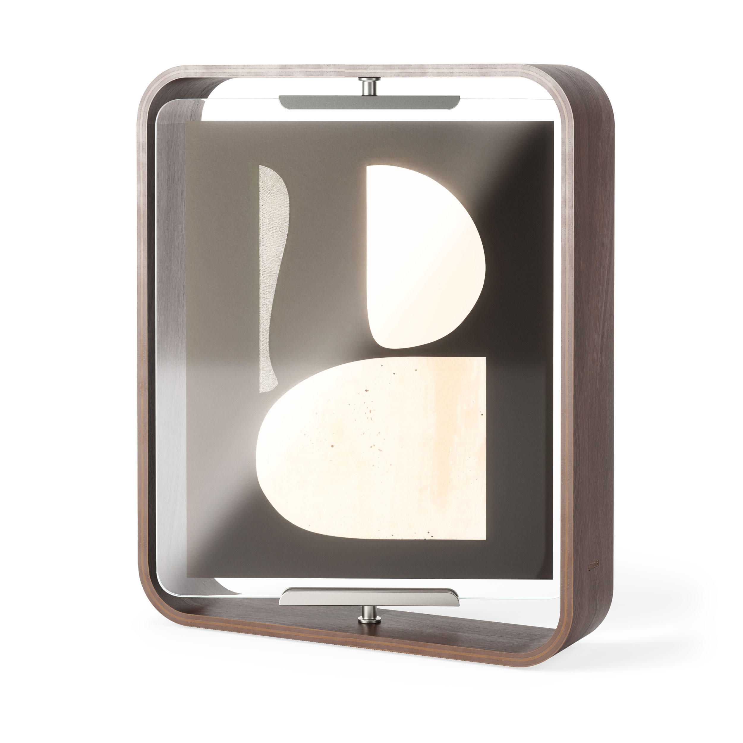 TISCHBILDERRAHMEN Bellwood zweiseitig, Walnuss Antik - Braun, Holz (6/32cm)