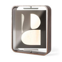 TISCHBILDERRAHMEN Bellwood zweiseitig, Walnuss Antik - Braun, Holz (6/32cm)