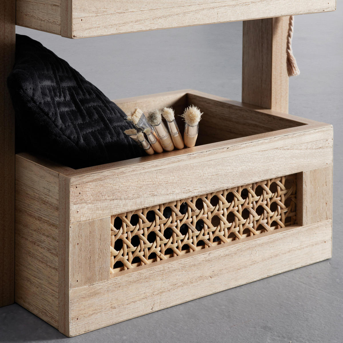 REGAL Denis Naturfarben Echtholz/MDF - Naturfarben, Holz (26.5/70.5/18cm)