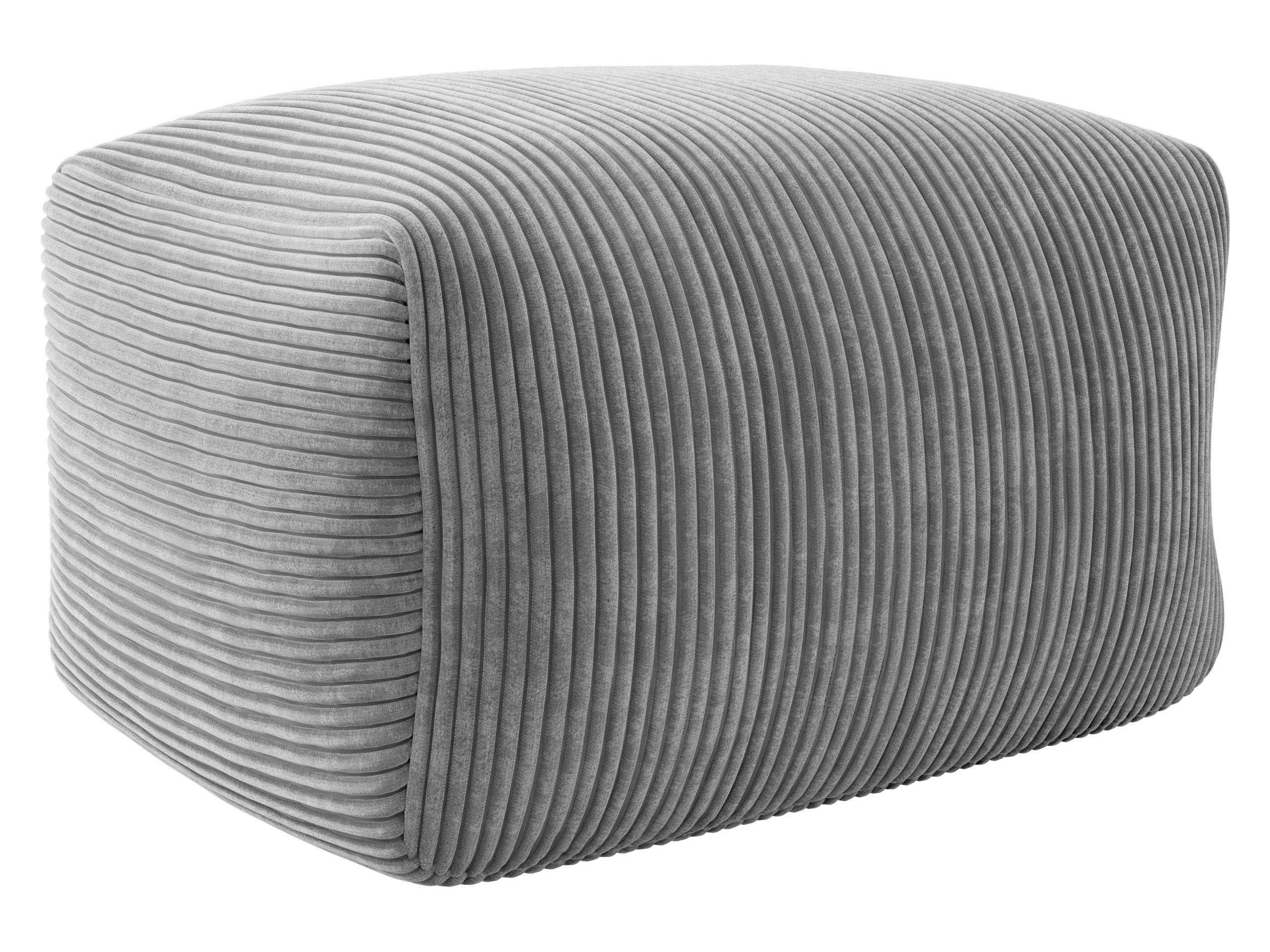 SITZSACK Easy Cord - Grau, Textil (60/40/70cm) - MIRJAN24