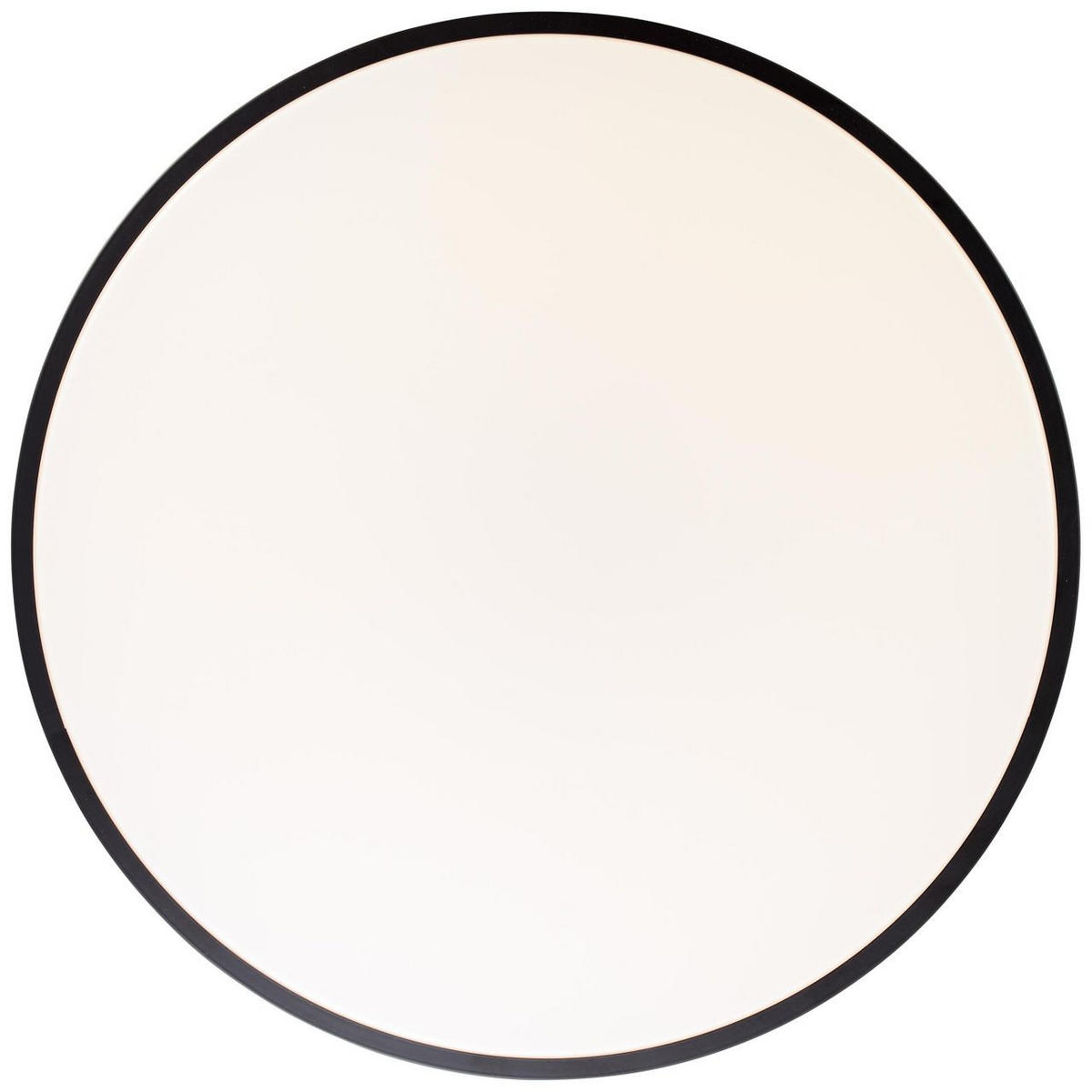 DECKENLEUCHTE Slimline G97014/76 - Schwarz, Metall (49/49/8.5cm) - Brilliant