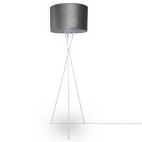 STEHLEUCHTE Kate Fl - Grau, Metall (48/48/177.5cm) - Paco Home