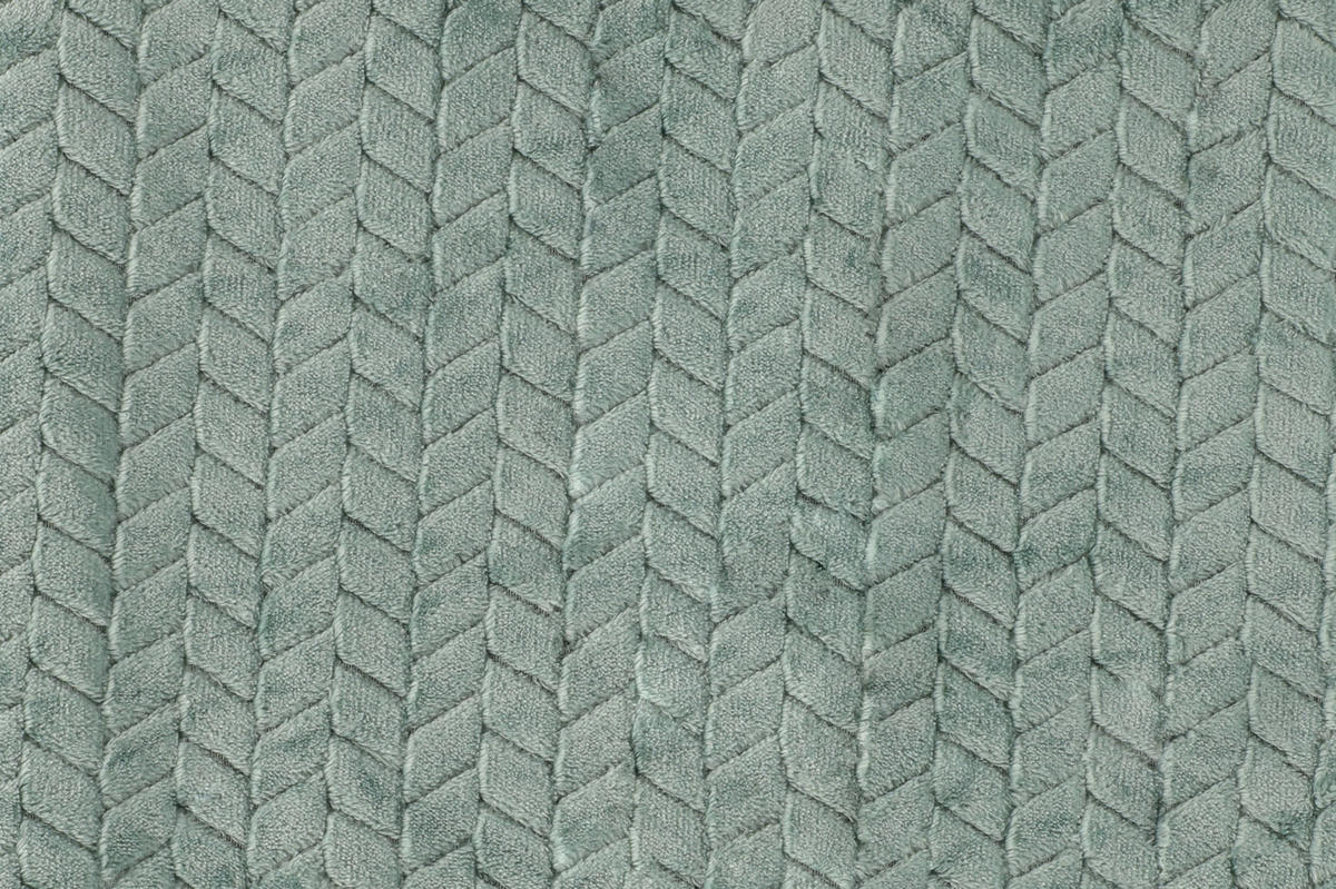 FLEECEDECKE Mila 125/150 cm - Grün, Textil (125/150cm)