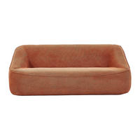 SOFA - 3 Personen - stoff - terracotta Kireba - Terracotta, Textil (203/74/103cm) - Vente-Unique