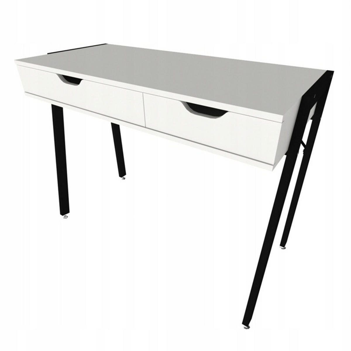 SCHREIBTISCH, weiß 80/40/90 cm - Weiß, Holzwerkstoff (40/80/90cm)