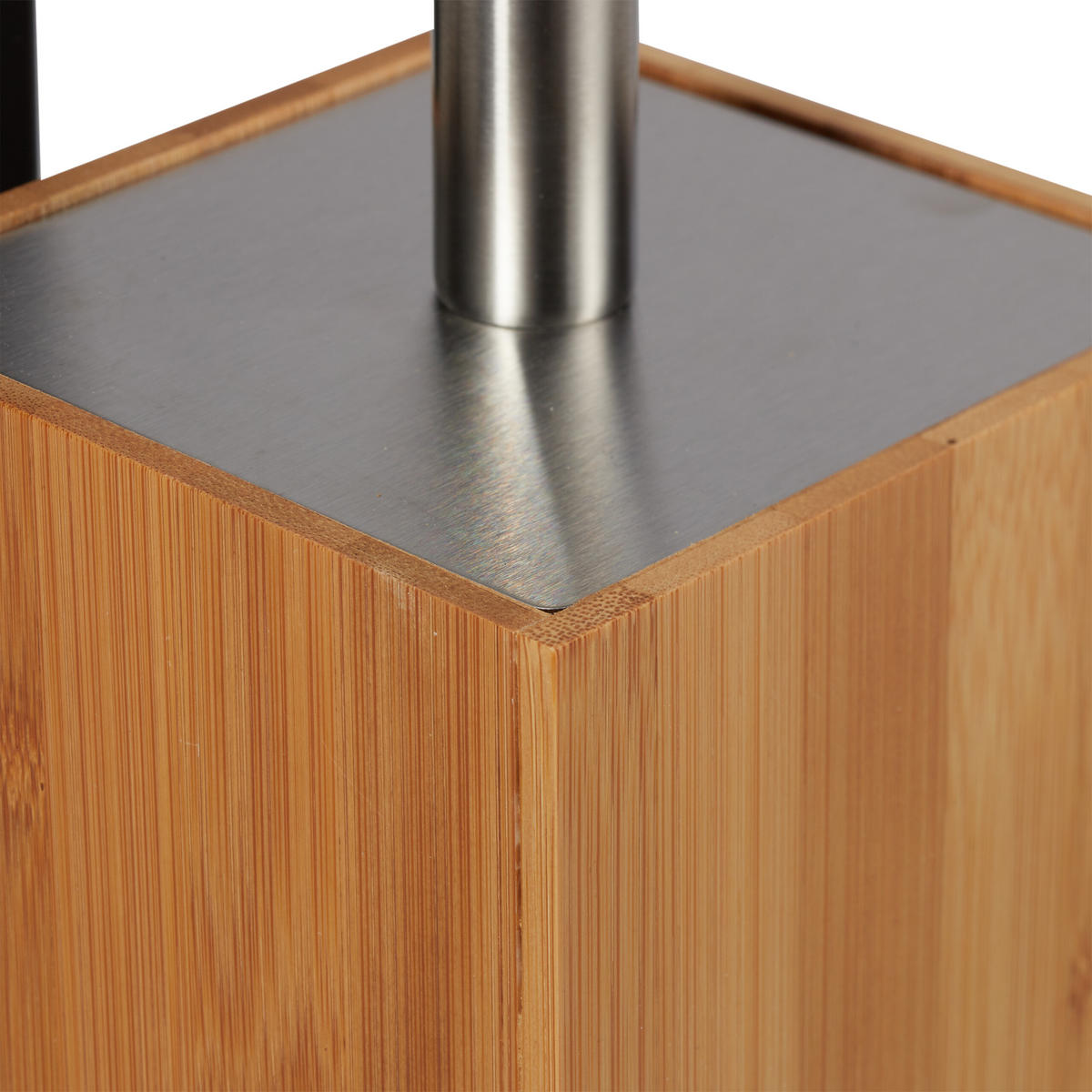 WC Garnitur - Multicolor, Holz/Metall (20/60/20cm) - Relaxdays