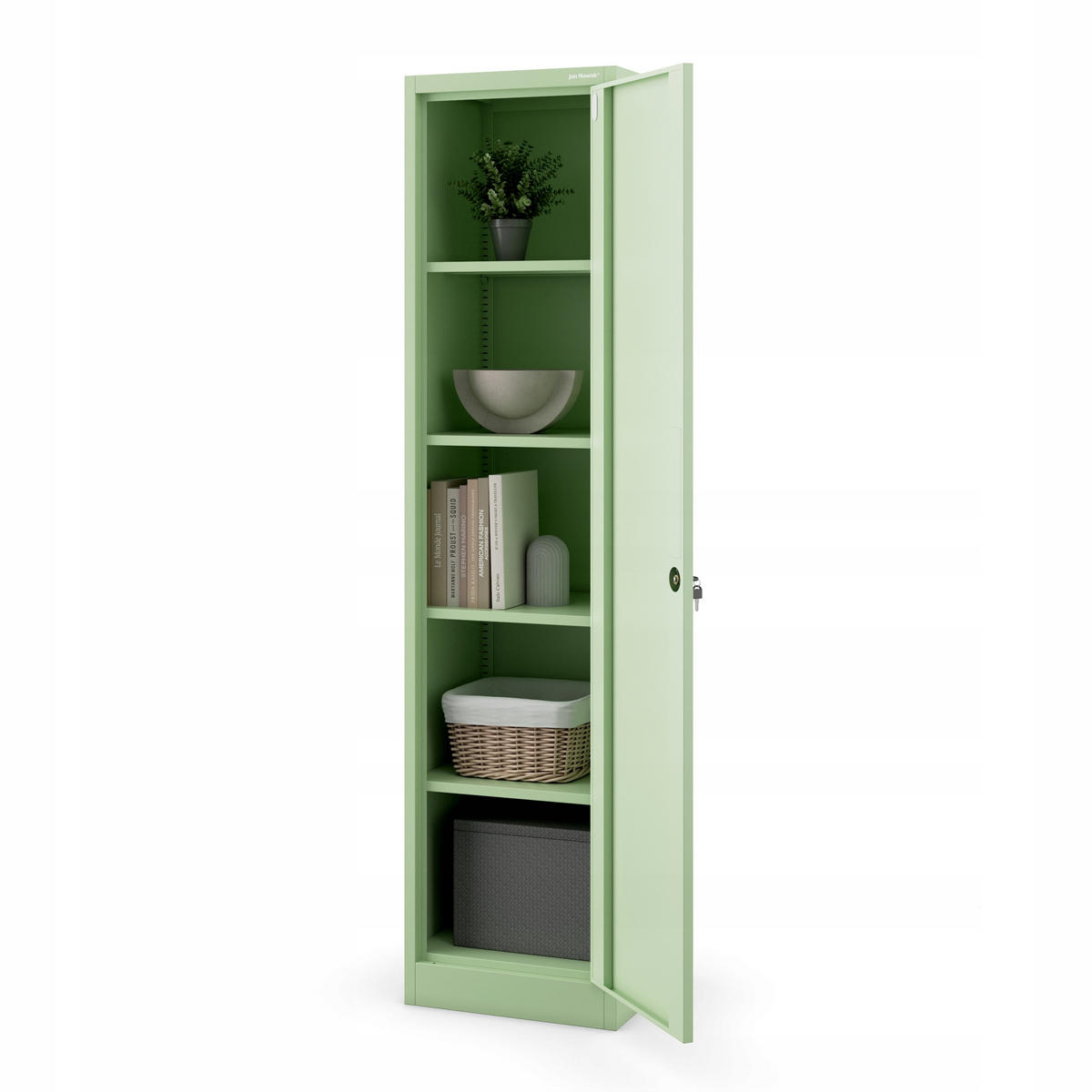 BÜRO Aktenschrank ALEX Fresh Style - Grün, Metall (45/185/40cm) - Jan Nowak