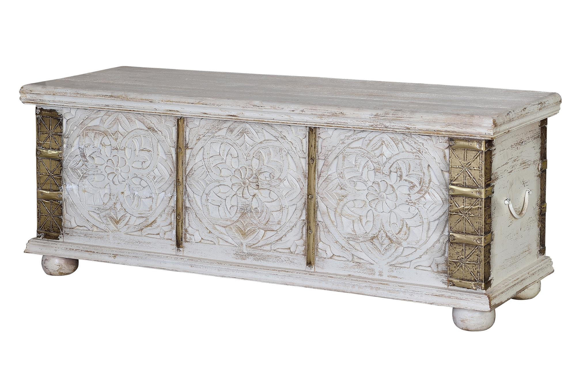 Giner y Colomer Truhe Perlmutt 116x45x40 cm