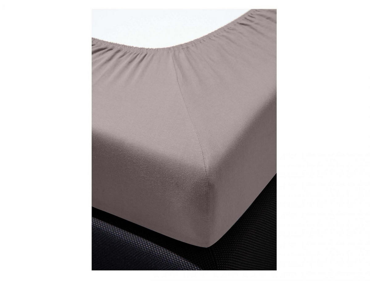 SPANNBETTTUCH ORION 0009 - Silberfarben, Textil (100/200cm) - Irisette