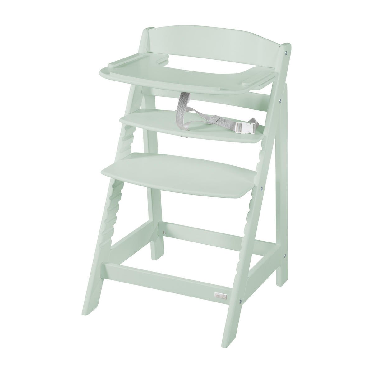 JÍDELNÍ DESKA NA VYSOKOU ŽIDLI Sit Up Flex mintově zelená - zelená barva, dřevo (43/2/41cm) - Roba