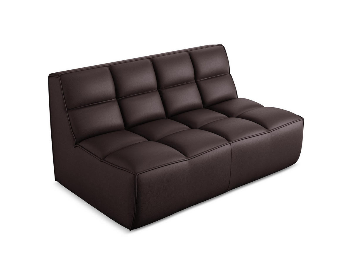 2-SITZER-SOFA Kunstleder Violett - Blau/Pflaume, Leder/Kunststoff (160/75/93cm) - Makamii