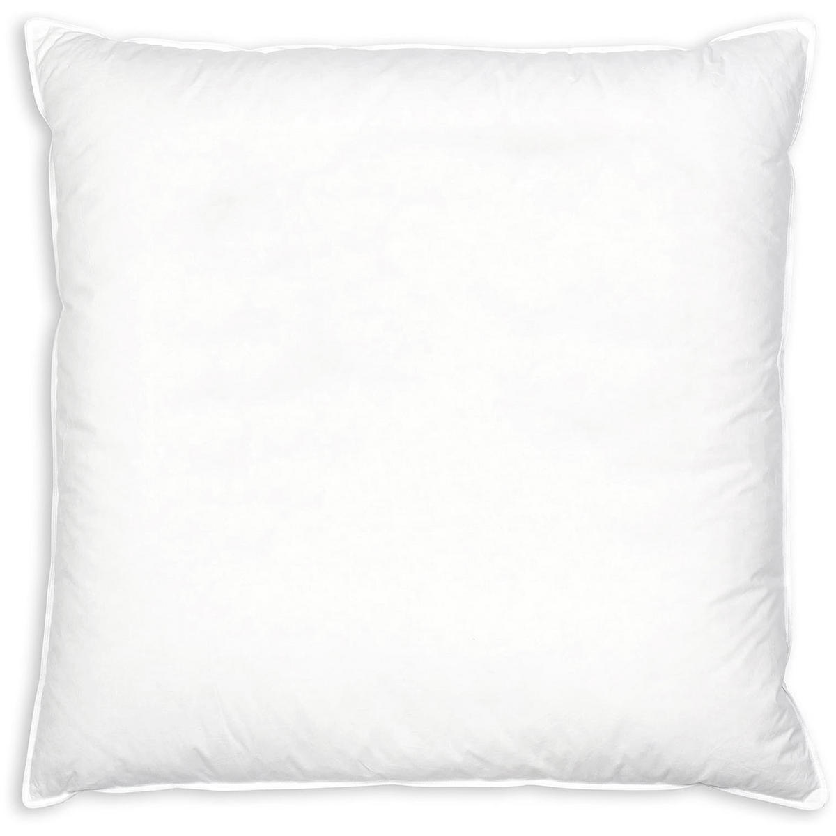 KISSEN, 80x80 cm, 100% Baumwolle, Weiß - Weiß, Textil (80/80cm) - Zollner