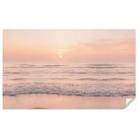 TAPETE - Sonne - Strand - Rosa - 500x300 cm - Hellrosa, Papier (500/300cm) - OnlyWow