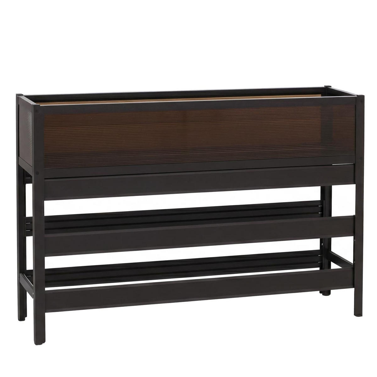 HOCHBEET 82x120x30cm Dunkelbraun - Dunkelbraun, Metall (120/82/30cm) - PROREGAL