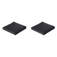 SITZKISSEN Basic 60/60 cm 2er-Set - Schwarz, Textil (60/8/60cm) - Madison