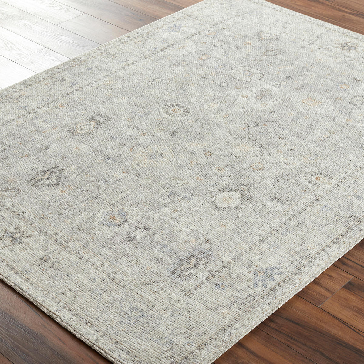 VINTAGE-TEPPICH Davina 160/220 cm Hellgrau - Grau, Textil (160/213cm) - LIVABLISS