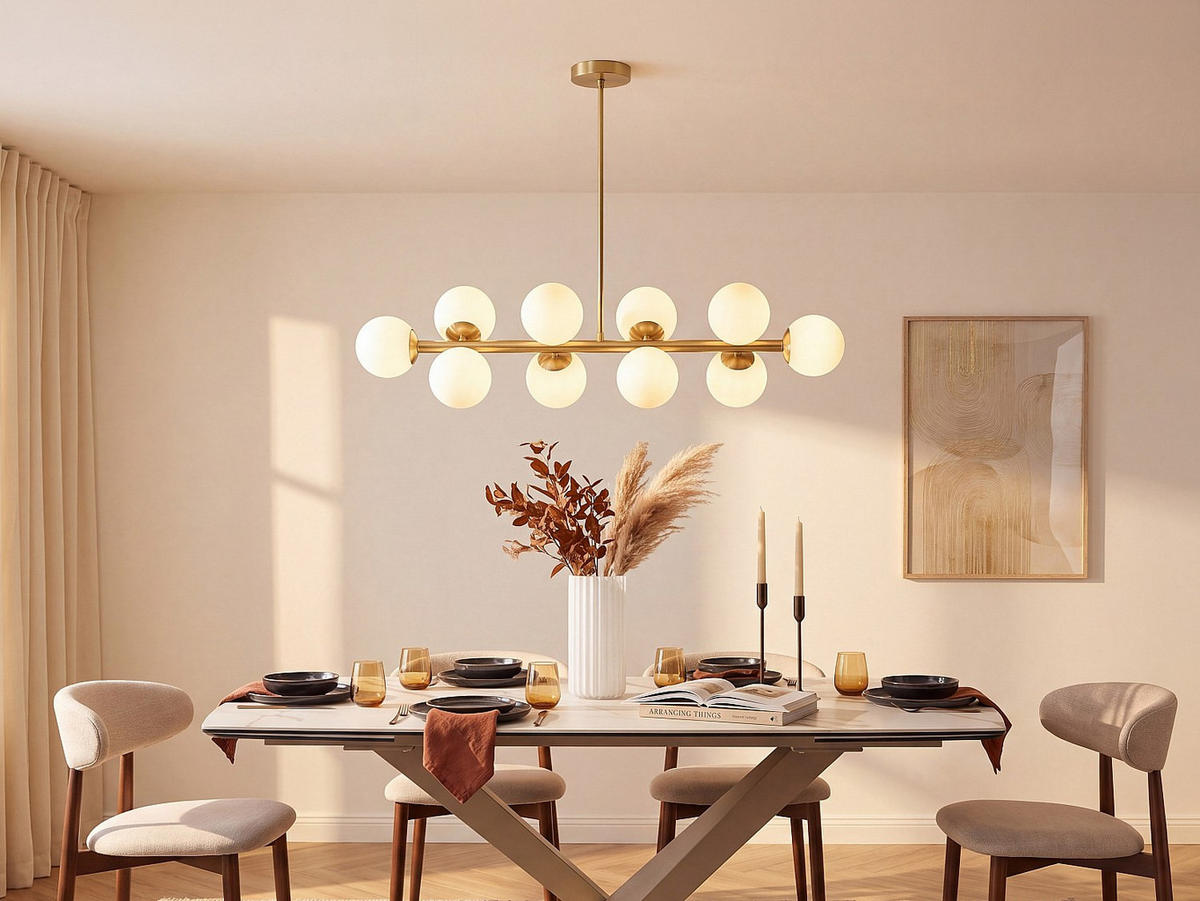 DECKENLEUCHTE - 94 cm x 23 cm - metall - goldfarben Sofia - Goldfarben, Metall (23/94/88cm) - Vente-Unique