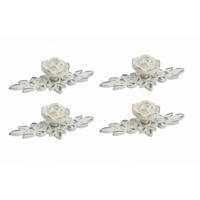 MÖBELGRIFF Silber 4er-Set 103 mm Zinklegierung - Weiß, Metall (4.4/0.27/10.3cm)