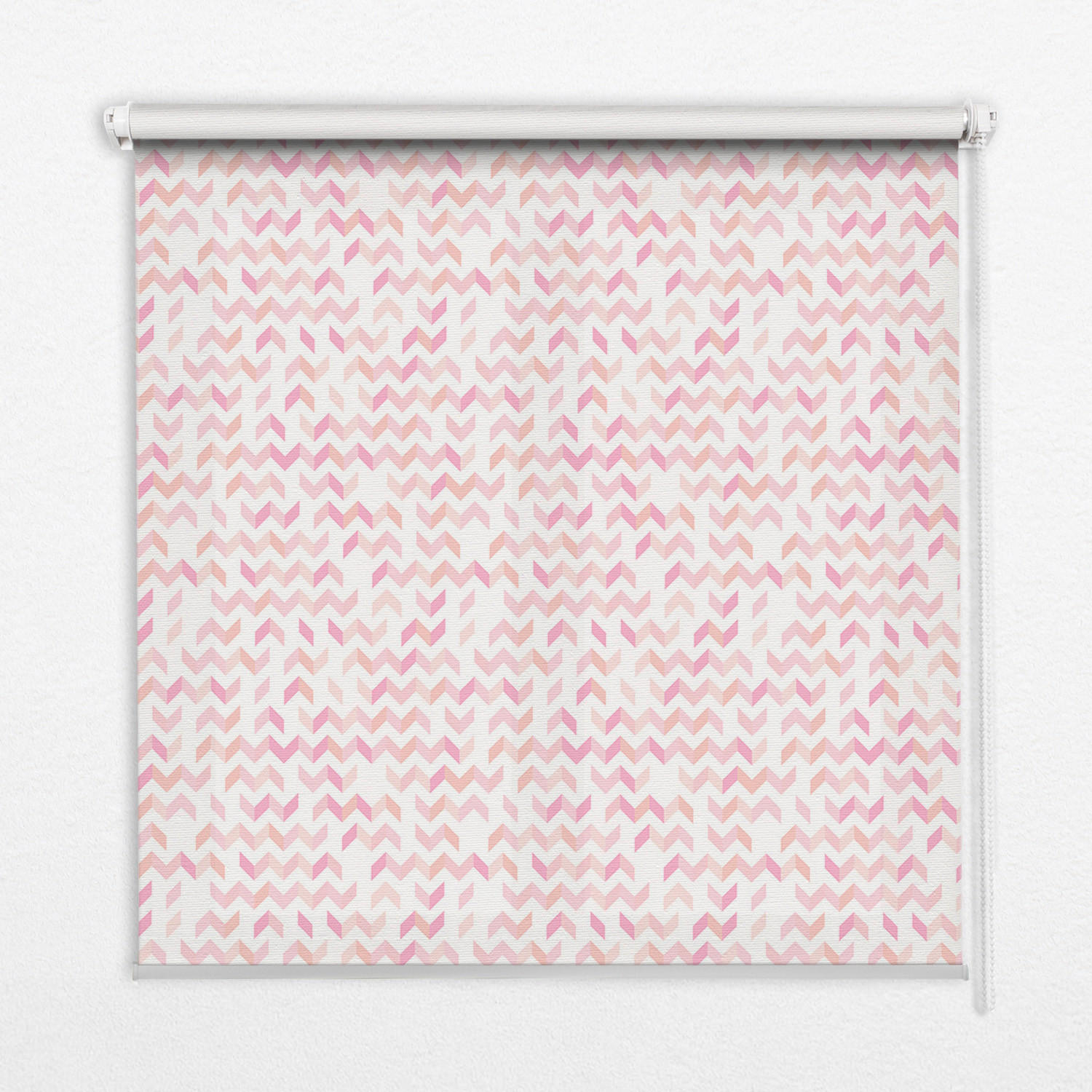 TULUP VNITŘNÍ roleta - okenní roleta - roleta - 130x140 cm - Růžové šipky nahoru dolů
