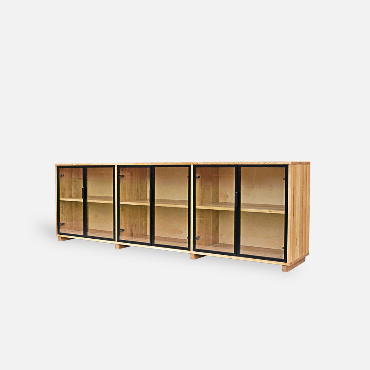 EICHENKOMMODE für das Wohnzimmer DELIO - Eichefarben, Holz (240/80/45cm) - Rawood Furniture