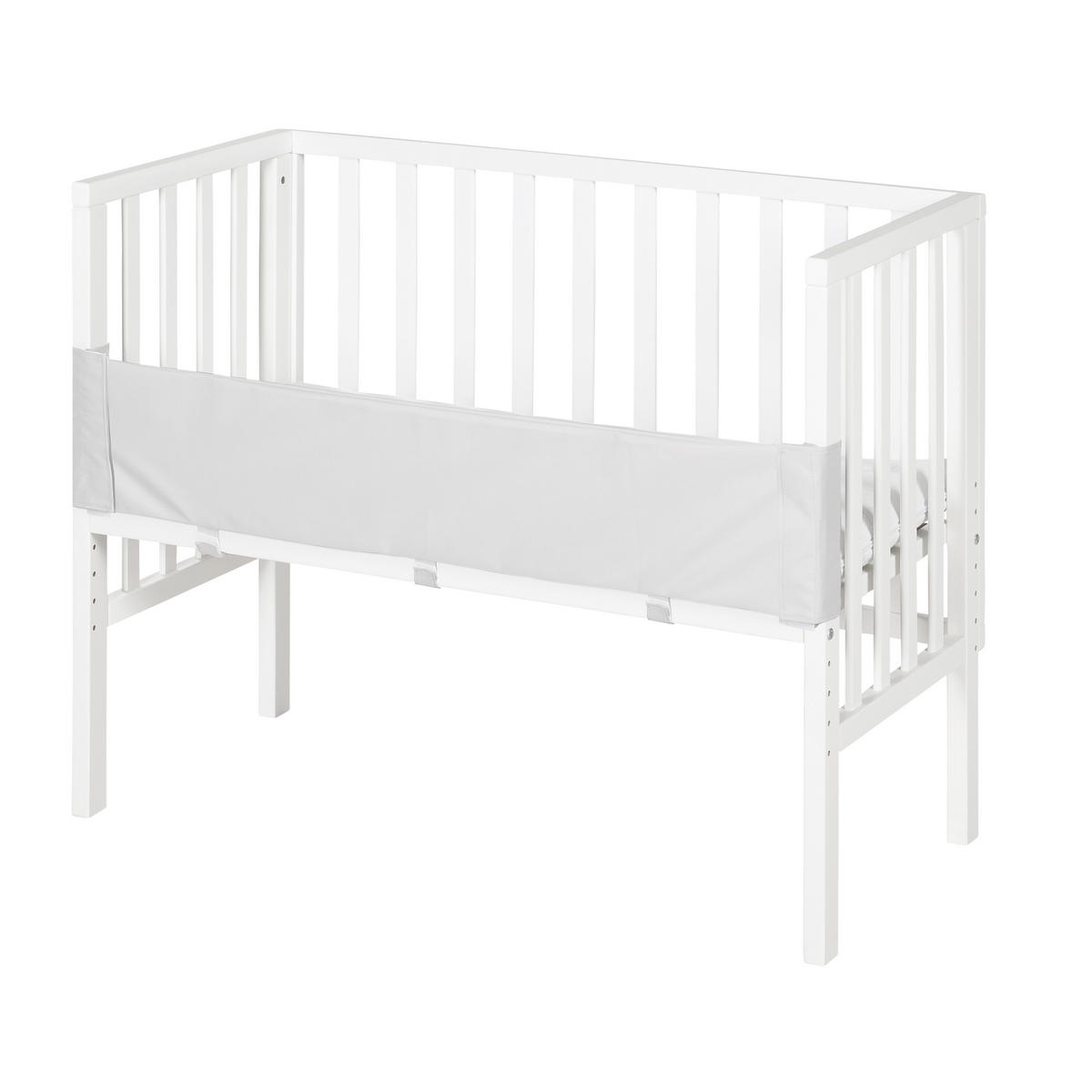 BEISTELLBETT 3in1 Set 90 x 45 cm - Weiß, Holzwerkstoff (45/90cm) - Roba