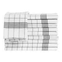 GESCHIRRTÜCHER 50x70 cm im 10er Set aus 100% Baumwolle, Küchentücher Grau - Grau, Textil (50/70cm) - Carpe Sonno