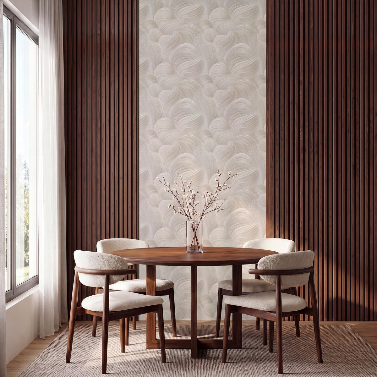 TAPETE - Lines - Ventilator - Beige - 120x280 cm - Creme, Papier (120/280cm) - OnlyWow