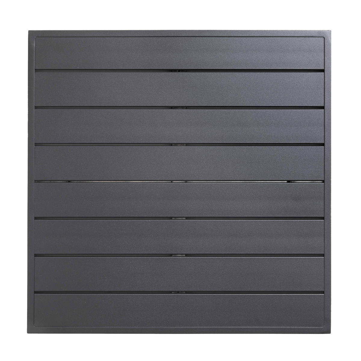 TISCHPLATTE, Schwarz - Schwarz, Metall (70/70/3cm) - Oviala