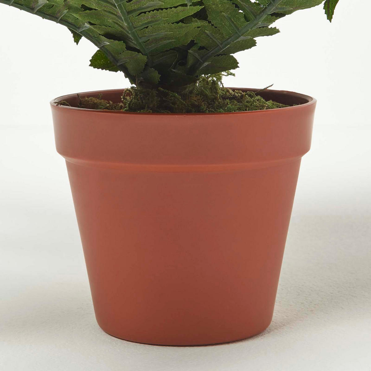 KUNSTPFLANZE Boston Farn, 45 cm - Grün, Kunststoff (45cm) - Homescapes