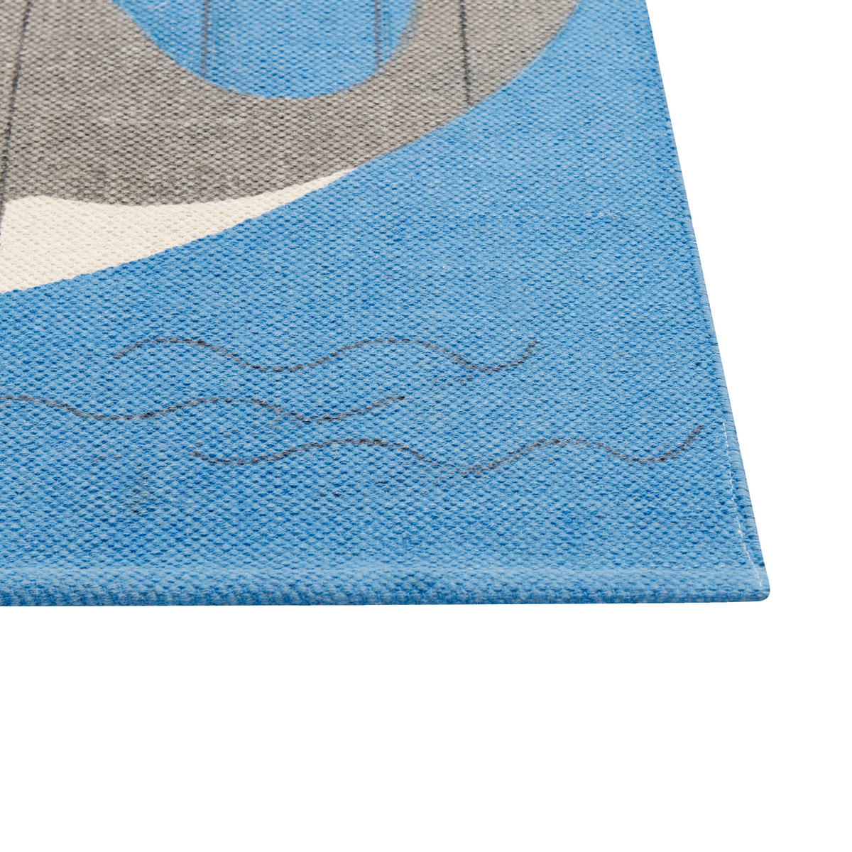 KINDERTEPPICH Balabang 150/80 cm - Blau, Textil (80/150cm) - Beliani