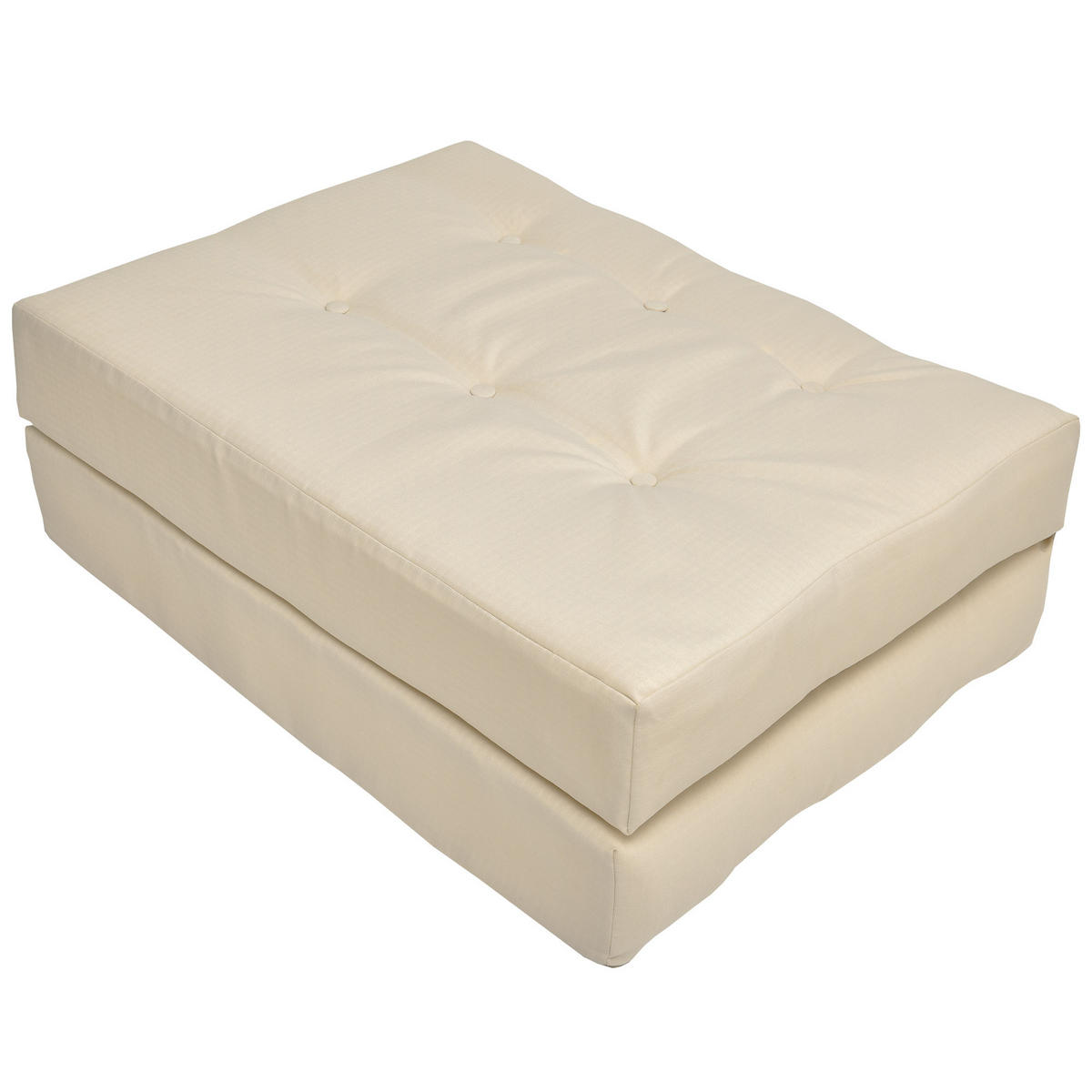 PALETTENKISSEN Eco Elements Sitz 120/80/15 cm Natur - Sandfarben, Textil (80/15/120cm) - Beautissu 