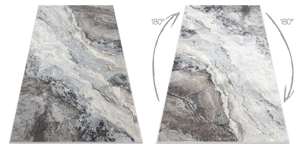 TEPPICH Fusion 120/170 cm - Grau, Textil (120/170cm) - rugsX