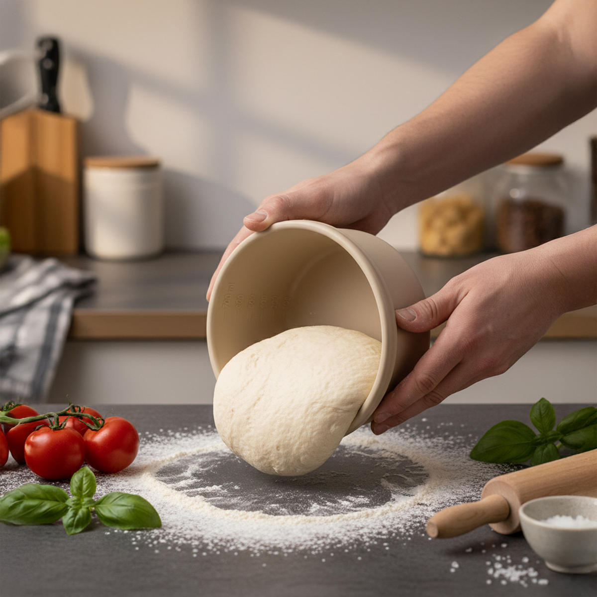 SADA na pizzu - různobarevná, plast (14.5/6.5/14.5cm) - Relaxdays