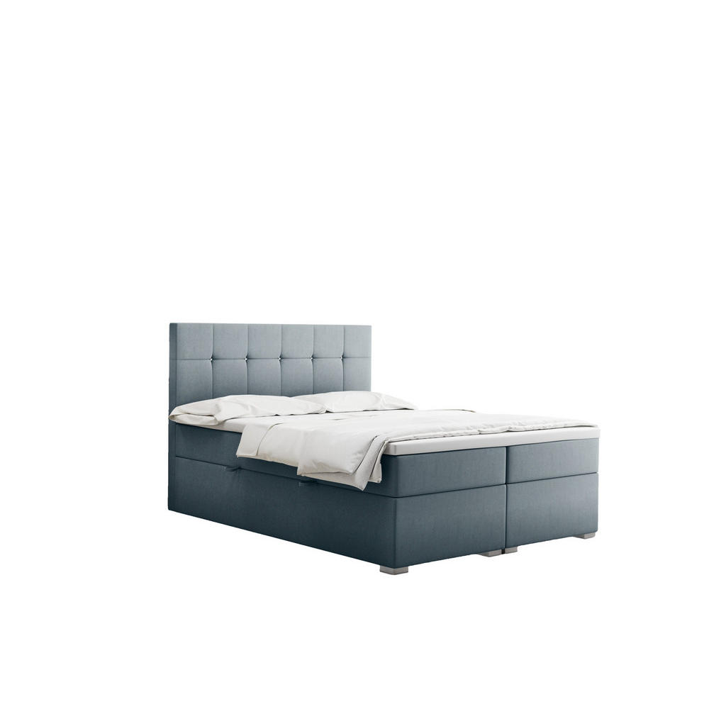 Thumbnail - Kaiser Möbel Boxbett, Hellgrau, Holz, H3, Höhe ca. 20 cm, einzeln stellbar, 180x200 cm, Reach, Schlafzimmer, Betten, Box...