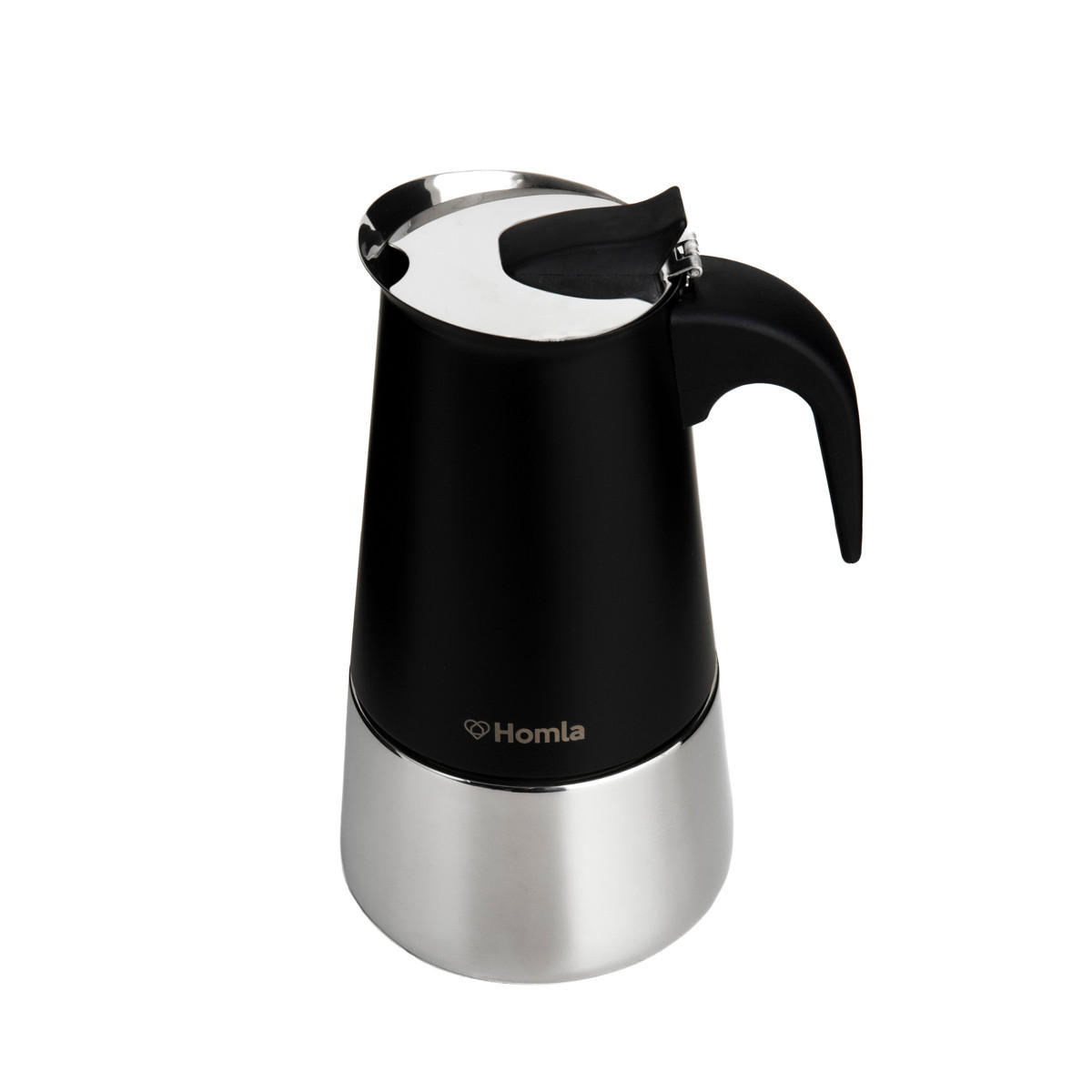 KAFFEEMASCHINE Astar Mokka schwarz - Schwarz, Metall (10/19/20cm) - Homla