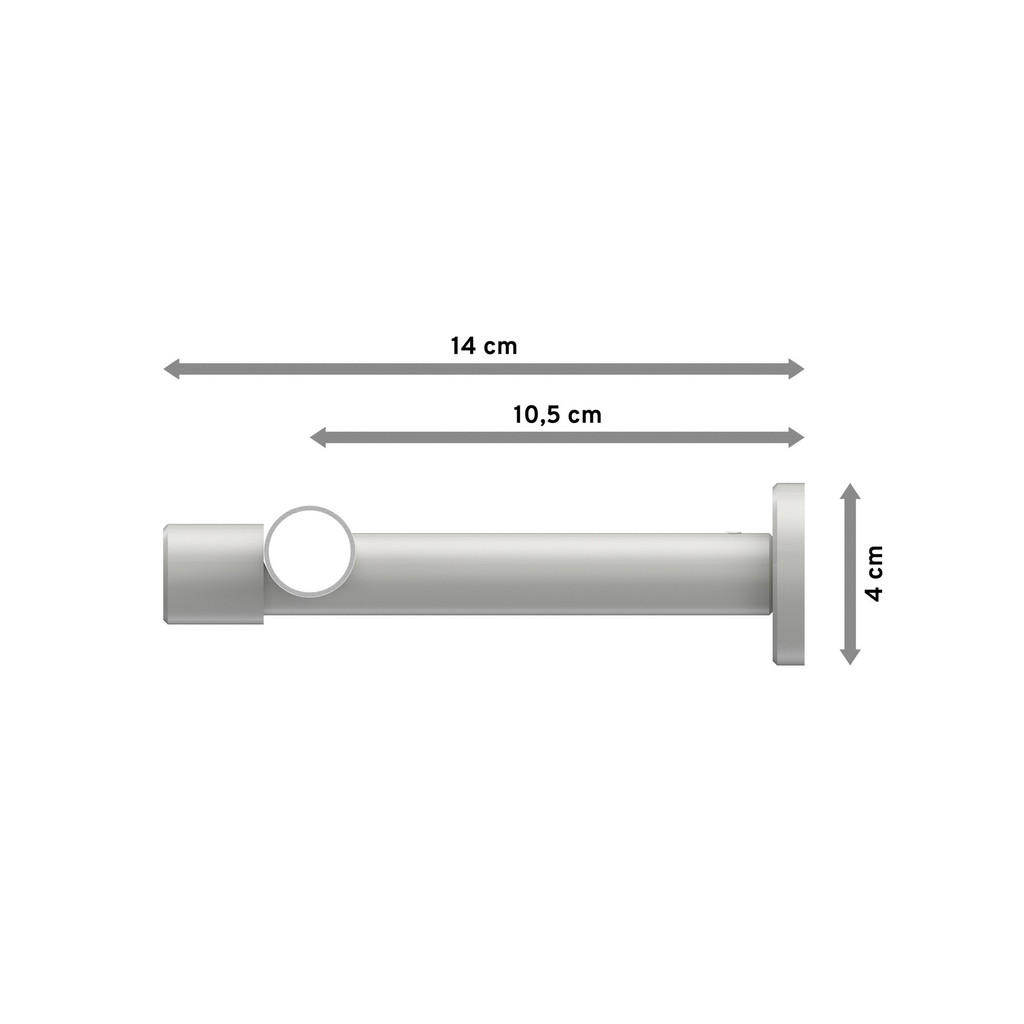 Thumbnail - Interdeco Gardinenstange, Weiß, Chrom, Metall, 280 cm, Wohntextilien, Gardinen & Vorhänge, Gardinen-Stangen