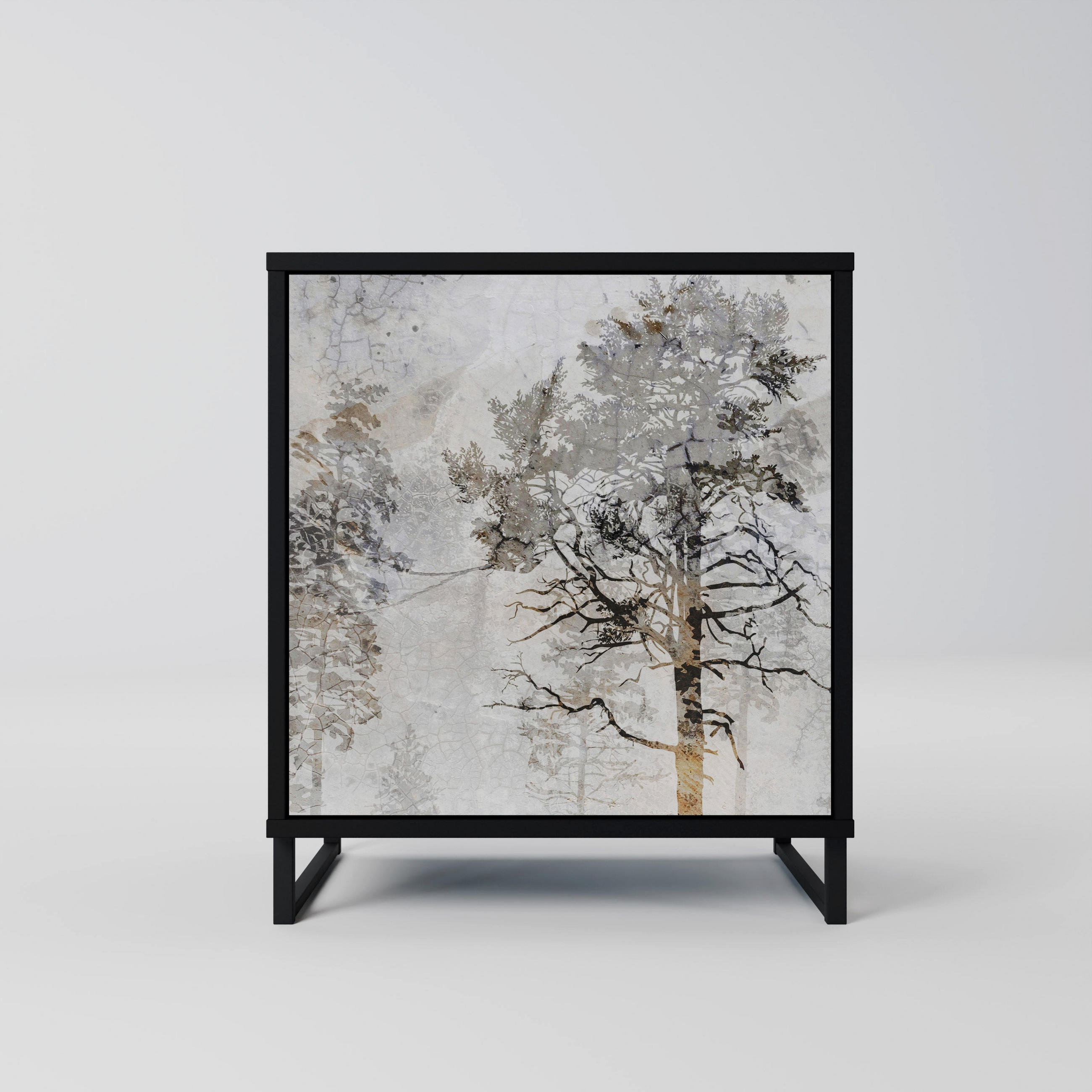 SpaceRebels Sideboard Schwarz 57.5x67.5x42 cm