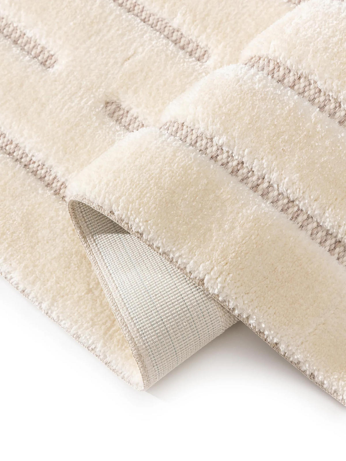 TEPPICH Elvy Cream 200x300 cm - Creme, Kunststoff (200/300cm) - benuta