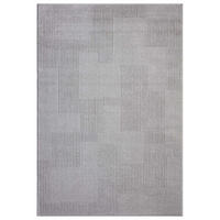 KURZFLOR-TEPPICH Flair 177 Grau 120x170 cm - Grau, Textil (120/170cm) - carpet city