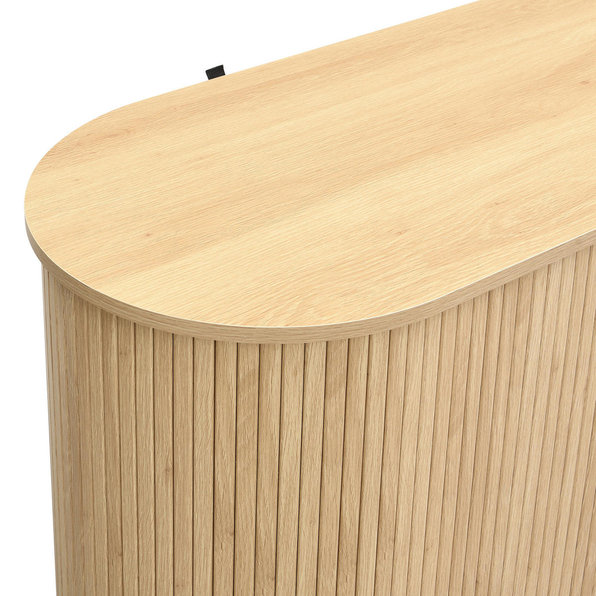 KOMMODE 140/40/78 cm aus MDF mit Rolljalousie-Türen Natur - Naturfarben, Holzwerkstoff (140/78/40cm) - Modenvie