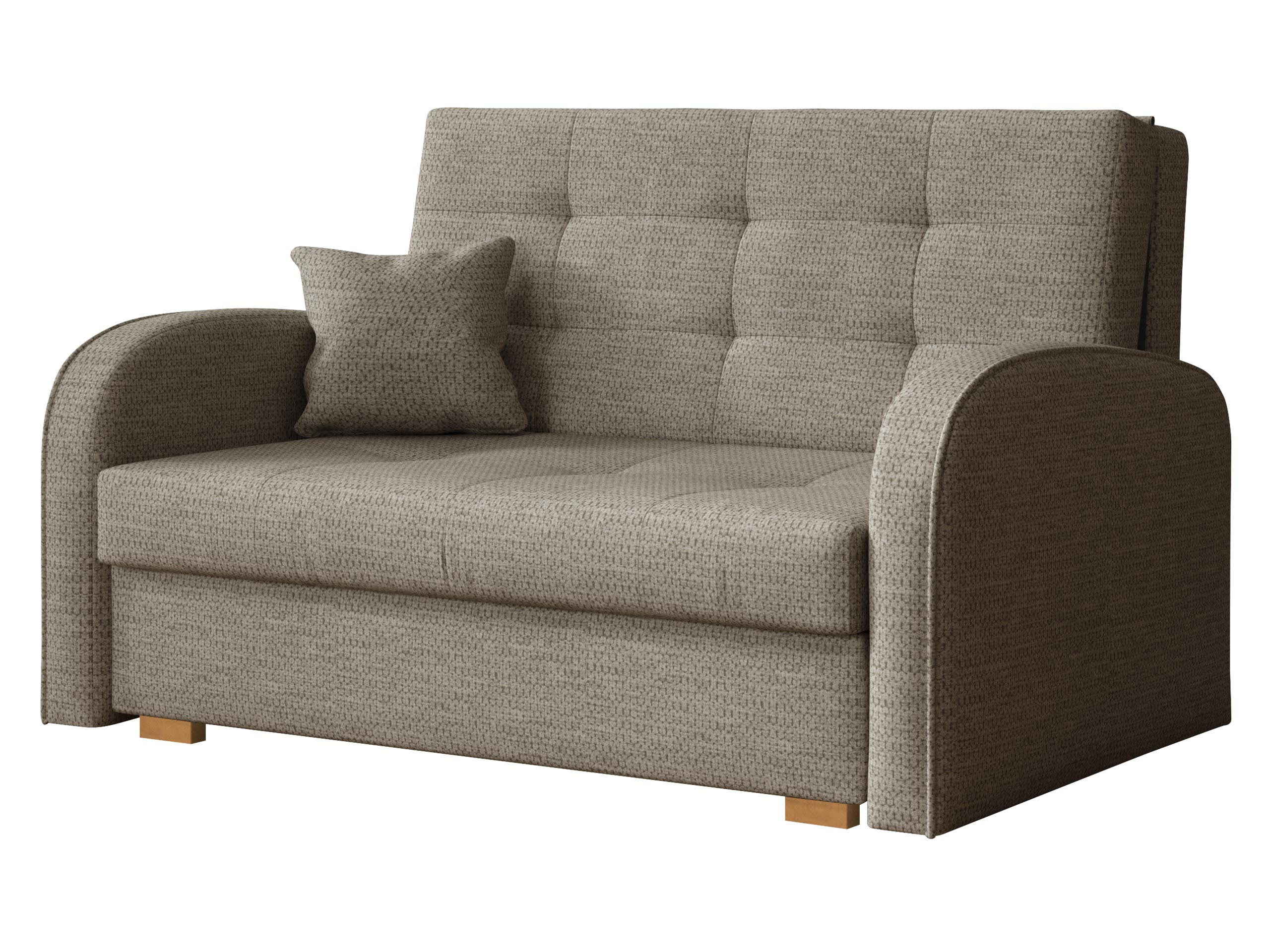 SCHLAFSOFA Viva Gold II - Braun/Naturfarben, Holz/Textil (133/85/98cm) - MIRJAN24