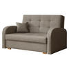 SCHLAFSOFA Viva Gold II - Braun/Naturfarben, Holz/Textil (133/85/98cm) - MIRJAN24