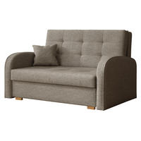 SCHLAFSOFA Viva Gold II - Braun/Naturfarben, Holz/Textil (133/85/98cm) - MIRJAN24