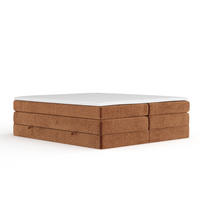 BOXSPRINGBETT Juniper Kupferfarbe 200/200 cm - Schwarz/Kupferfarben, Holz/Holzwerkstoff (200/200cm) - Maison de Reve