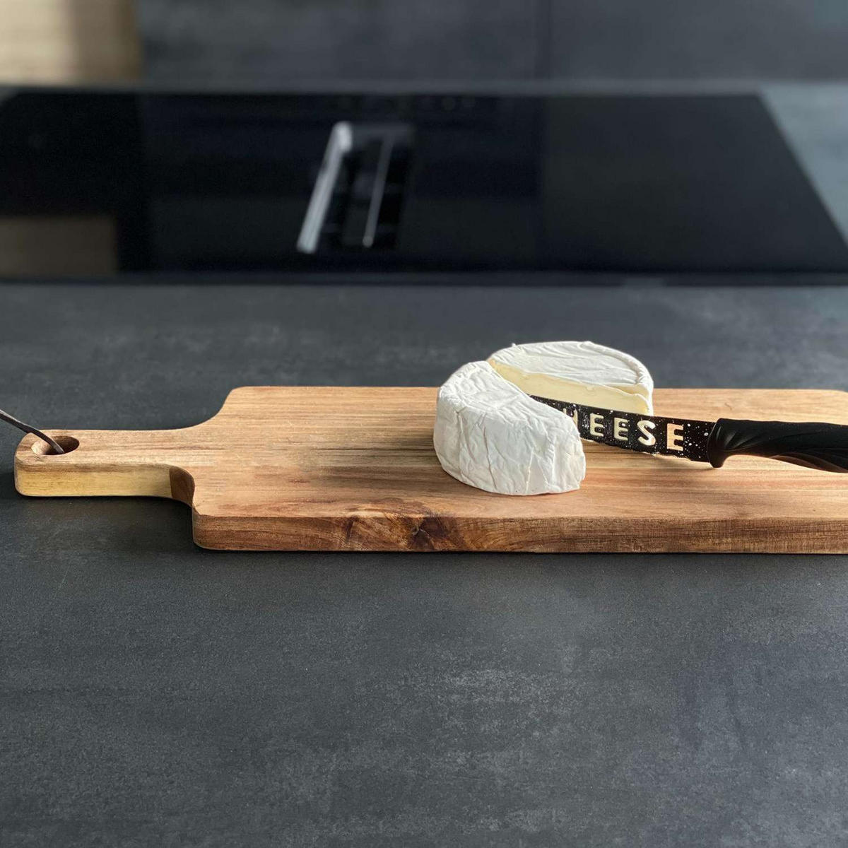 SCHNEIDEBRETT aus Holz - Braun, Holz (15/43cm) - Intirilife
